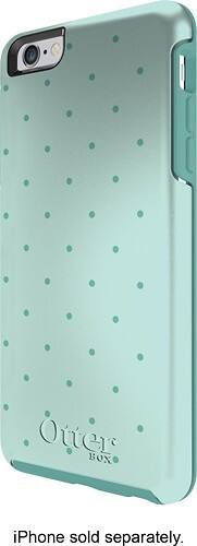 OtterBox - Symmetry Series Case for Apple® iPhone® 6 Plus - Aqua Blue/Light Teal-Front_Standard 