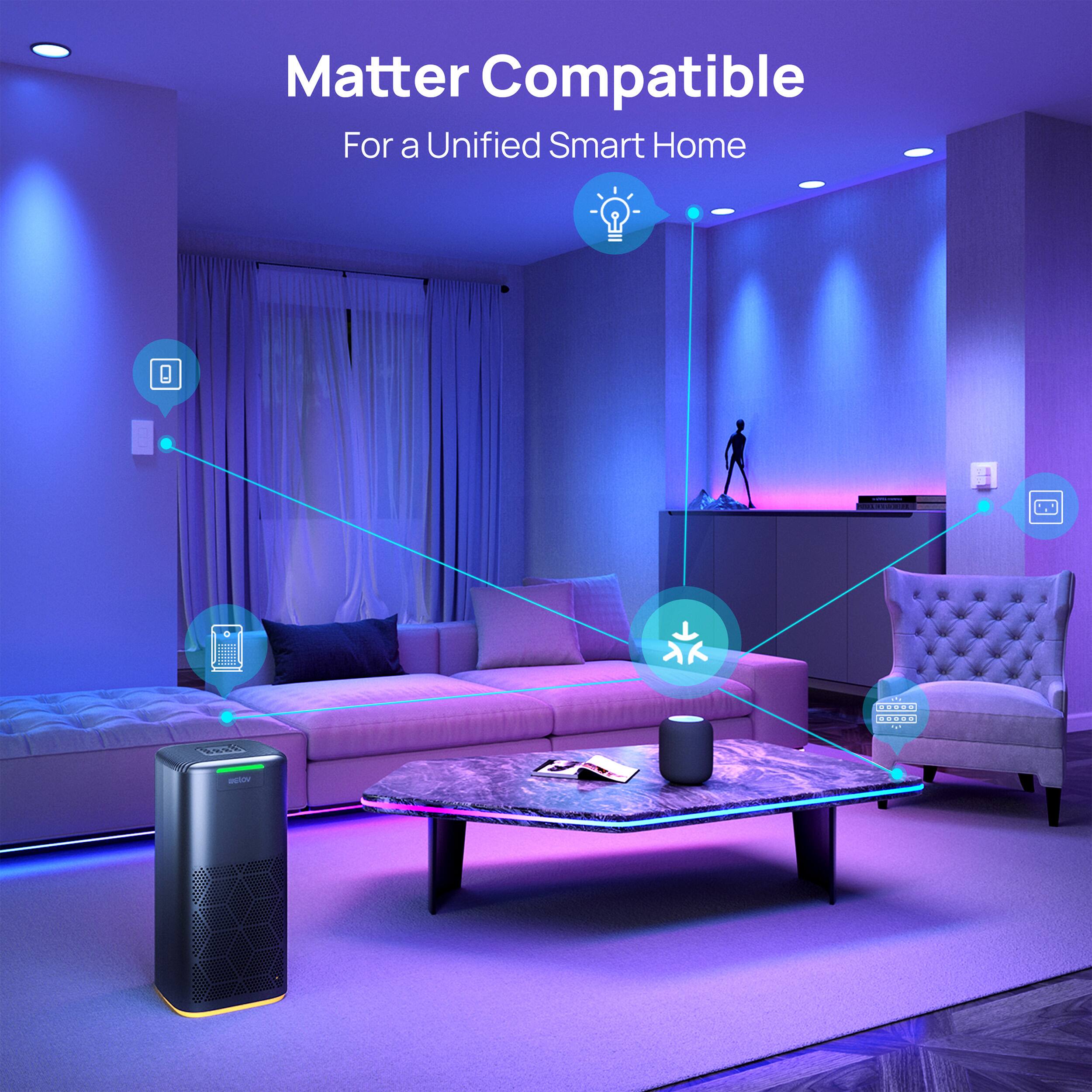 Matter Compatible
For a Unified Smart Home