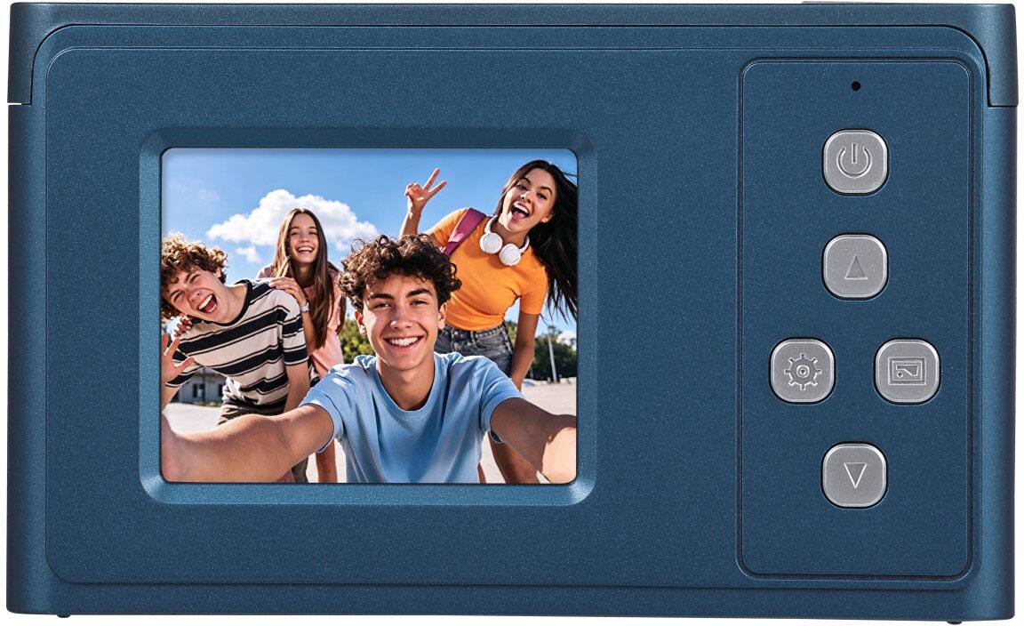 Back. Vivitar - Full HD 1080P Point and Shoot Digital Camera - Navy Blue.