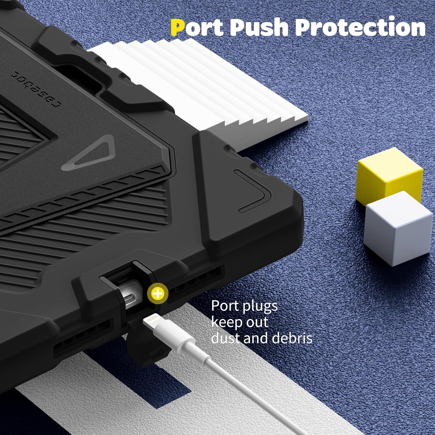 Port Push Protection Jocaseo 8 + Md  
Port plugs keep out dust and debris