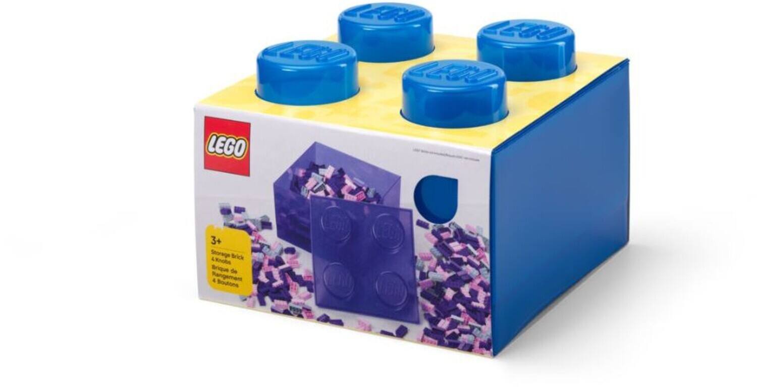 LEGO  
3+  
Storage 4 Brick Knobs  
Brique de Rangement 4 Boutons  
BN E6