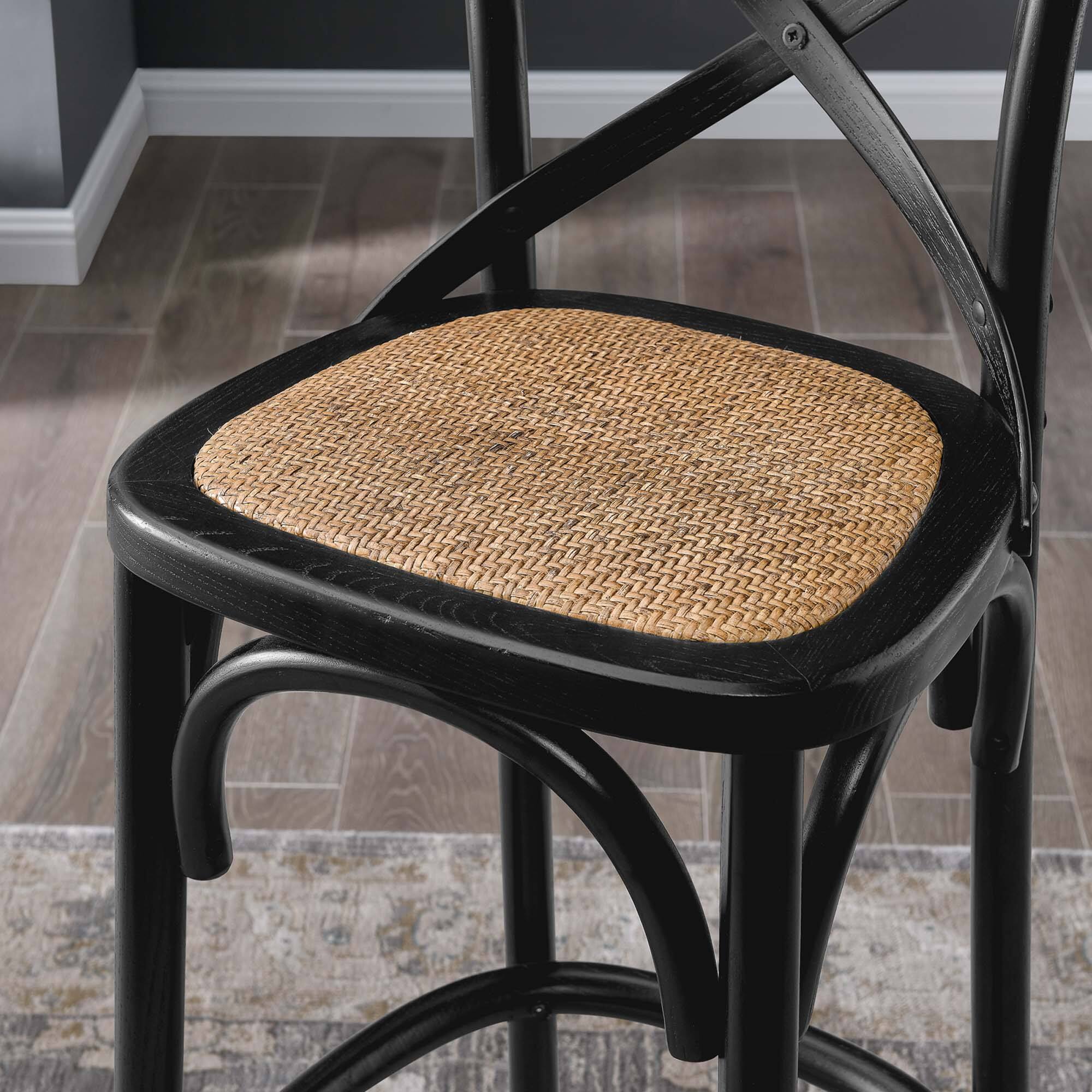 Alt View 6. Modway - Gear Bar Stool by Modway - Black.