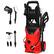 Alt View 3. Costway - Costway 2030PSI Electric Pressure Washer Cleaner 1.7 GPM 1800W with Hose Reel - Red.