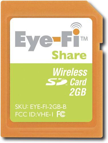 Front Standard. Eye-Fi - Share 2GB Wireless Secure Digital Media Card.