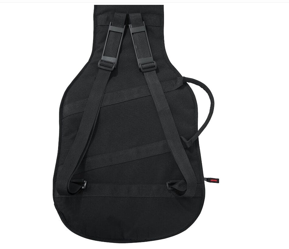 Back. Gator - Economy Gig Bag for Flying V and Explorer Shaped Guitars with 10mm Foam Padding.