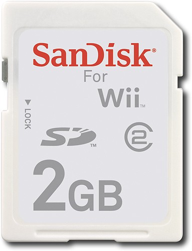 wii memory card with games