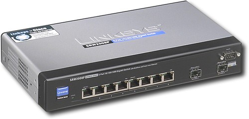 Best Buy: Cisco Managed 8-Port 10/100/1000 Gigabit Ethernet Switch