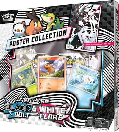 Black Bolt & White Flare Unova Poster Pokemon Collection Black Bolt & White Flare Unova Poster Pokemon Collection