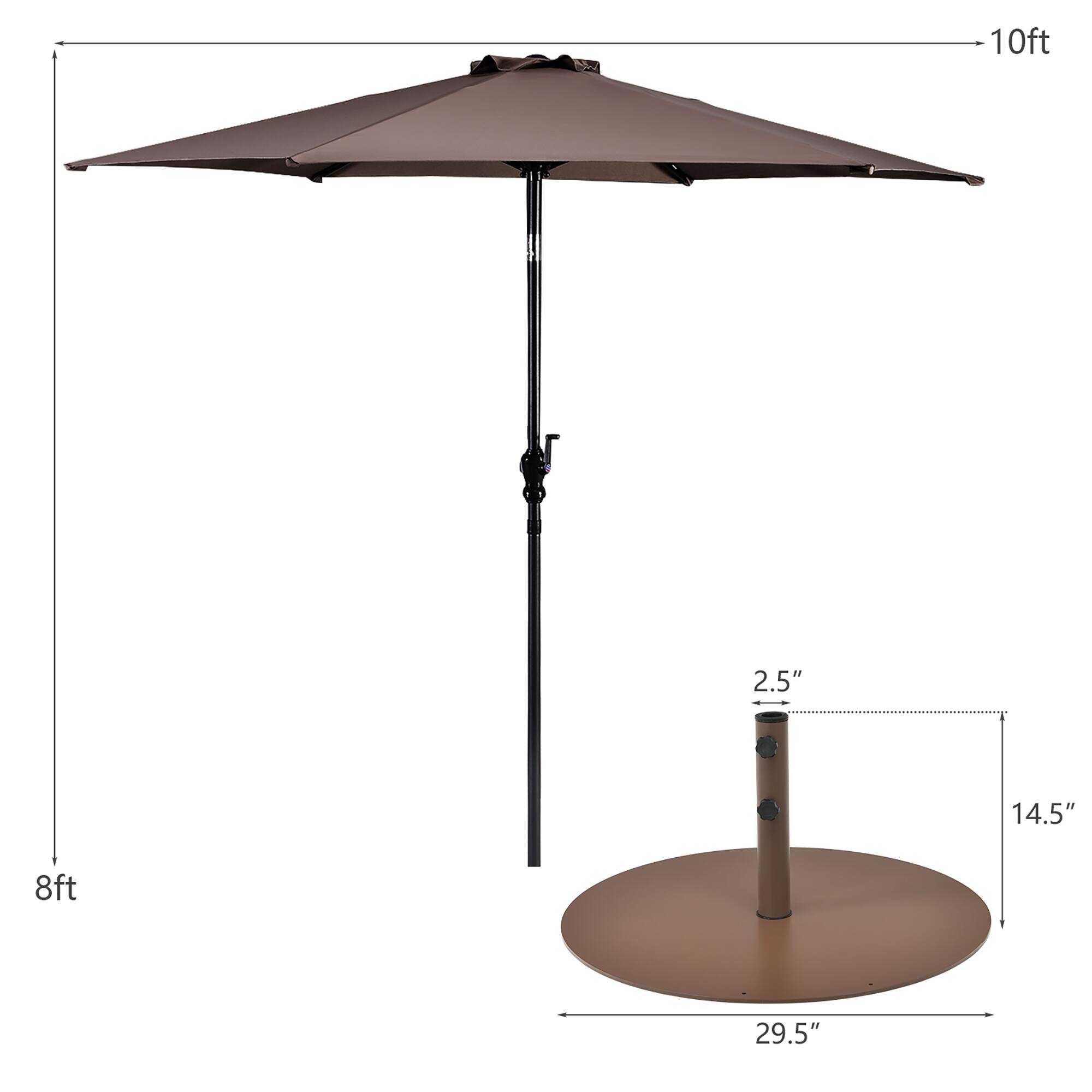 10ft x 2.5" x 14.5" x 8ft x 29.5"