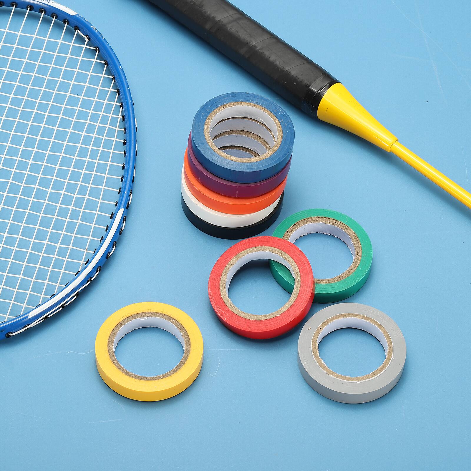 Alt View 2. Unique Bargains - Grip Fishing Tape, PVC Racquet Finishing Tapes Racket Accessories Sticky Seal - For Tennis Badminton, 2pcs & 32.8ft - Blue/Green.