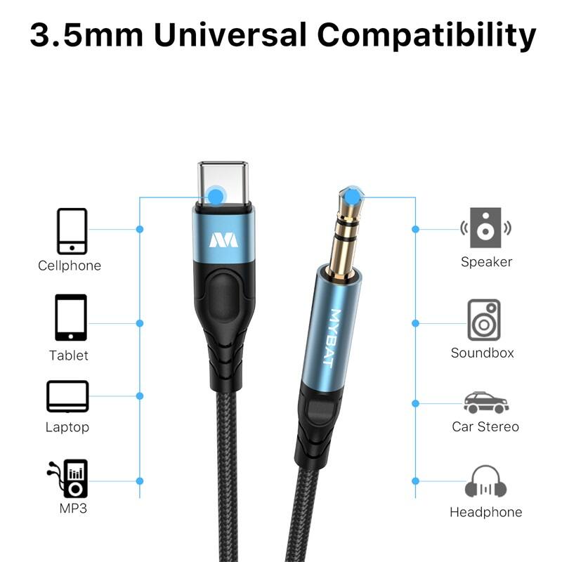 3.5mm Universal Compatibility

Cellphone
Tablet
Laptop
MP3
Speaker
Soundbox
Car Stereo
Headphone