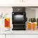 Left. GE Profile - Opal Nugget Ice Maker with Rapid Ice Production - Black Stainless Steel.