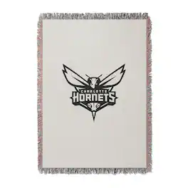 Chad & Jake - Charlotte Hornets Woven Blanket - White