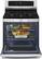 Alt View 15. Electrolux - 30" Self-Cleaning Freestanding Gas Convection Range - Stainless steel.