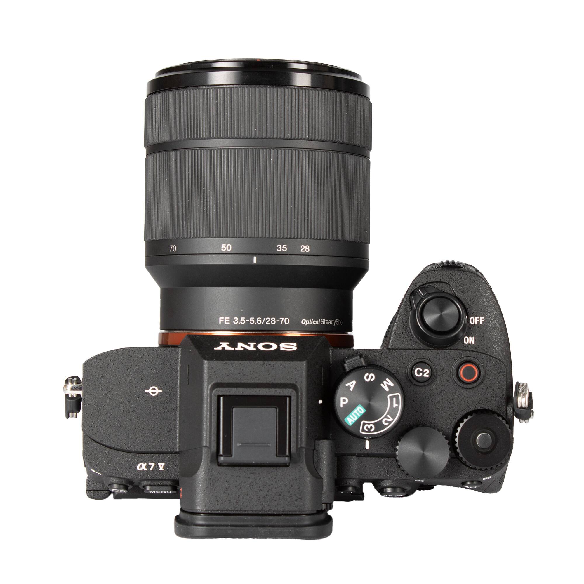 70 50 35 28 FE 3.5-5.6/28-70 Optical SteadyShot OFF ON SONY α7 IV AUTO 2 3 C2