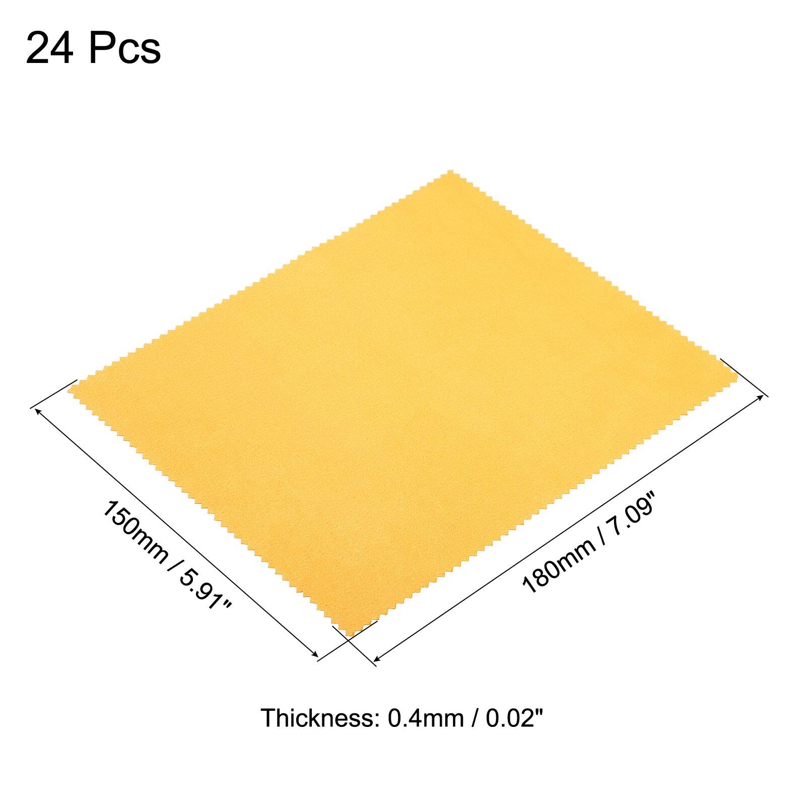 24 Pcs  
150mm / 5.91"  
180mm / 7.09"  
Thickness: 0.4mm / 0.02"