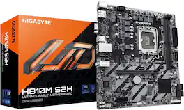 GIGABYTE - H810M S2H Intel Core Ultra 200S LGA 1851 mATX DDR5 PCIe 4.0 USB 3.2 1GbE LAN