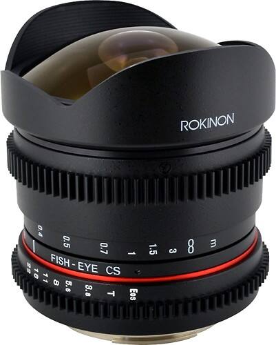 Angle Standard. Rokinon - 8mm f/3.8 Cine Fish-Eye Lens for Select Cameras.