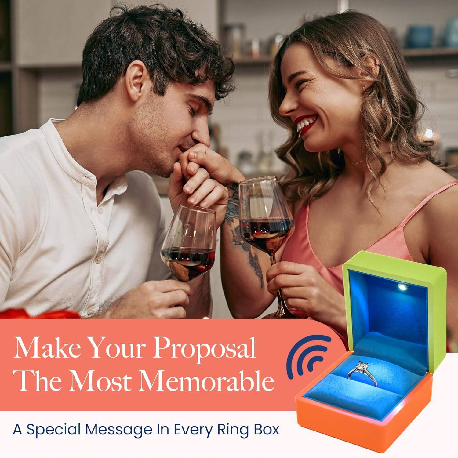 Make Your Proposal The Most Memorable  
A Special Message In Every Ring Box