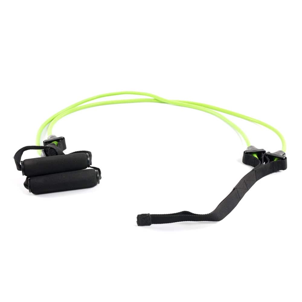 Power Systems - Resistance Bands – Double Cords Light Strength Band for Exercise (7-27 lb) - Lime Green