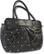 Angle Standard. Betseyville - Gold Stud Laptop Tote Bag - Black.