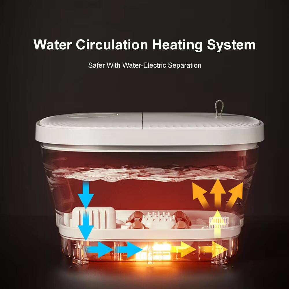 Water Circulation Heating System  
Safer With Water-Electric Separation
