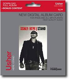 Front Large. Platinum MusicPass - Usher: Here I Stand Digital Album.