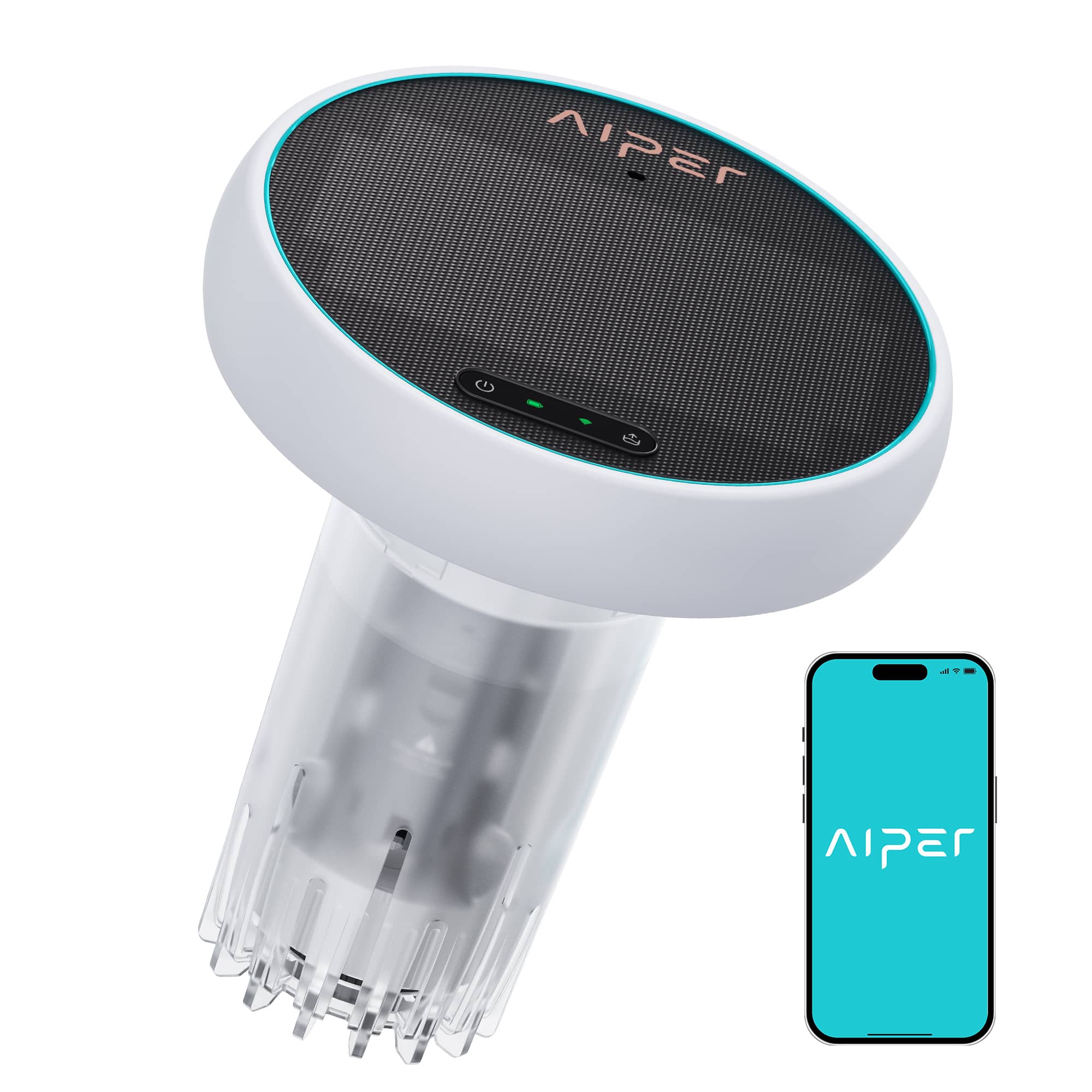 Aiper - HydroComm Pure: Underwater Communication for Scuba X1 Pro Max, Scuba X1 Pro, and Scuba X1 - Grey