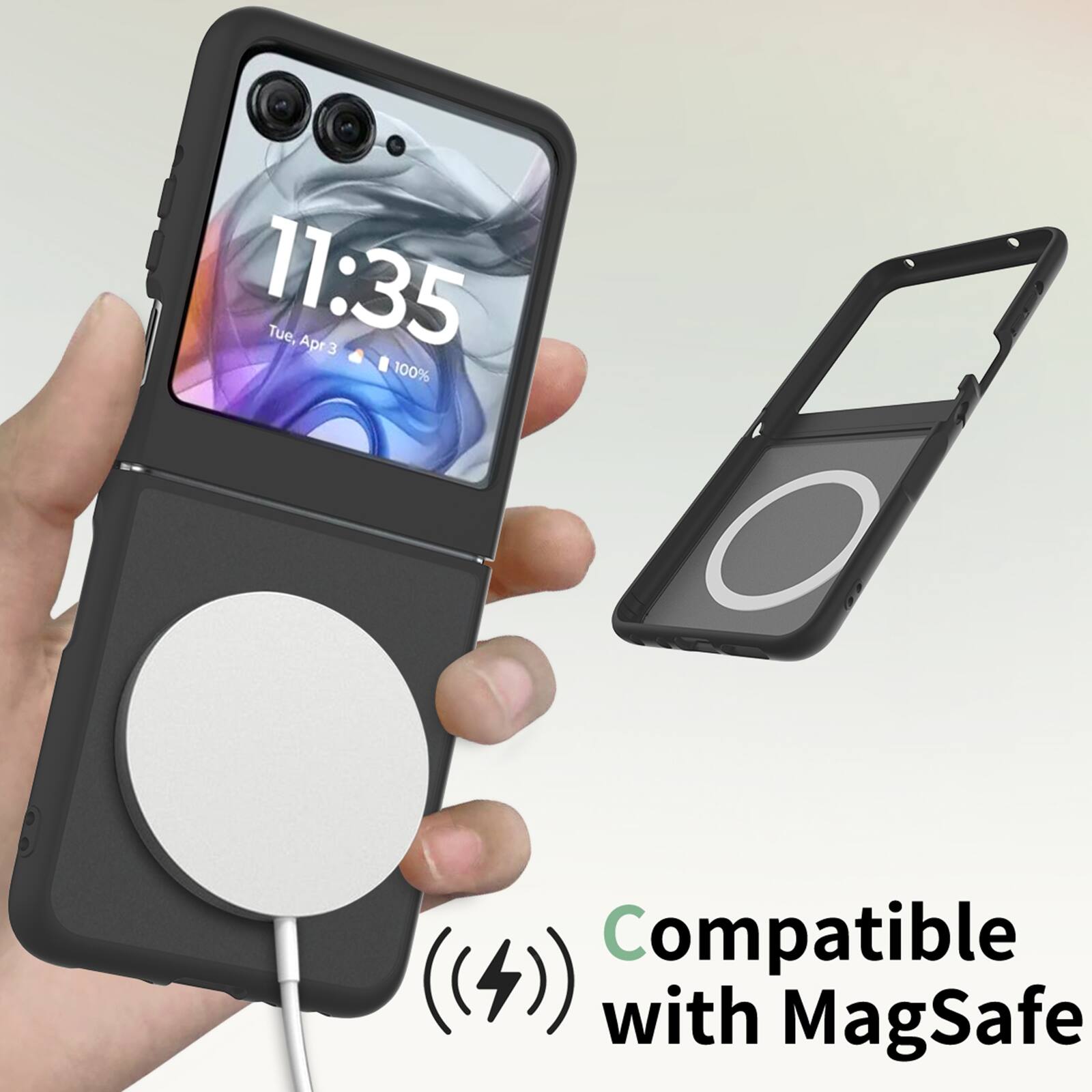 11:35 Tue, Apr 3 100% Compatible (4) with MagSafe