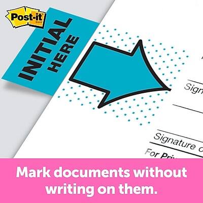 Post-it INITIAL HERE

Mark documents without writing on them.

Sign

Signature

For Pri