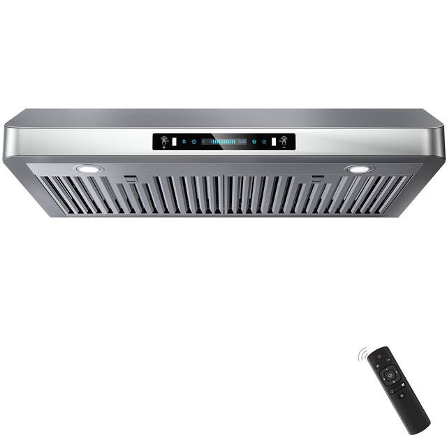 ZJKLA - 30 inches - Externally Vented - Under cabinet Range Hood - Stainless Steel