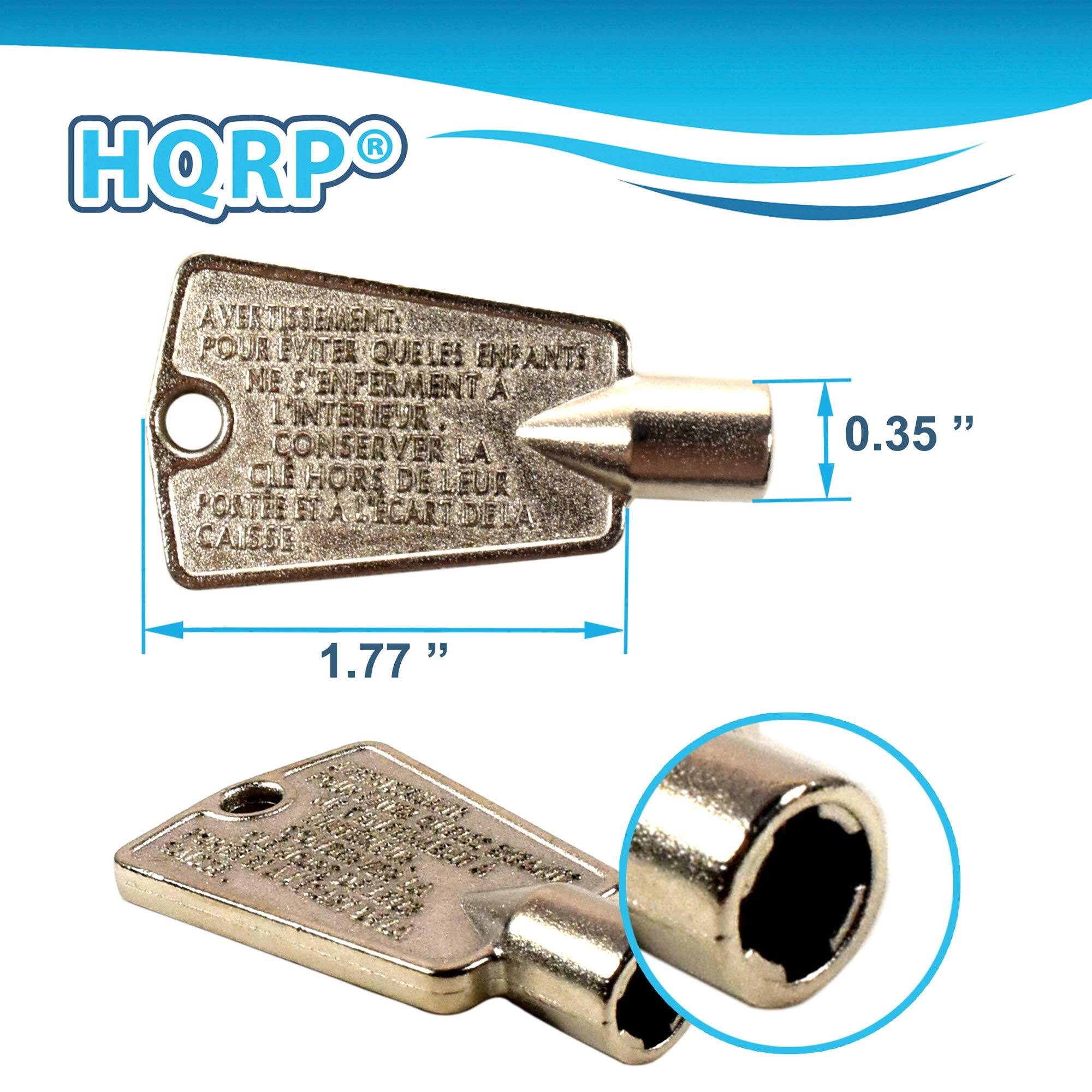 HQRP AVERTISSEMENT POUR ÉVITER QUE LES EMPAQUETS NE S'ENFERMENT À L'INTÉRIEUR. CONSERVER LA CLÉ HORS DE LEUR POINTE ET À L'INTÉRIEUR DE LA CAISSE. 0.35" " 1.77"