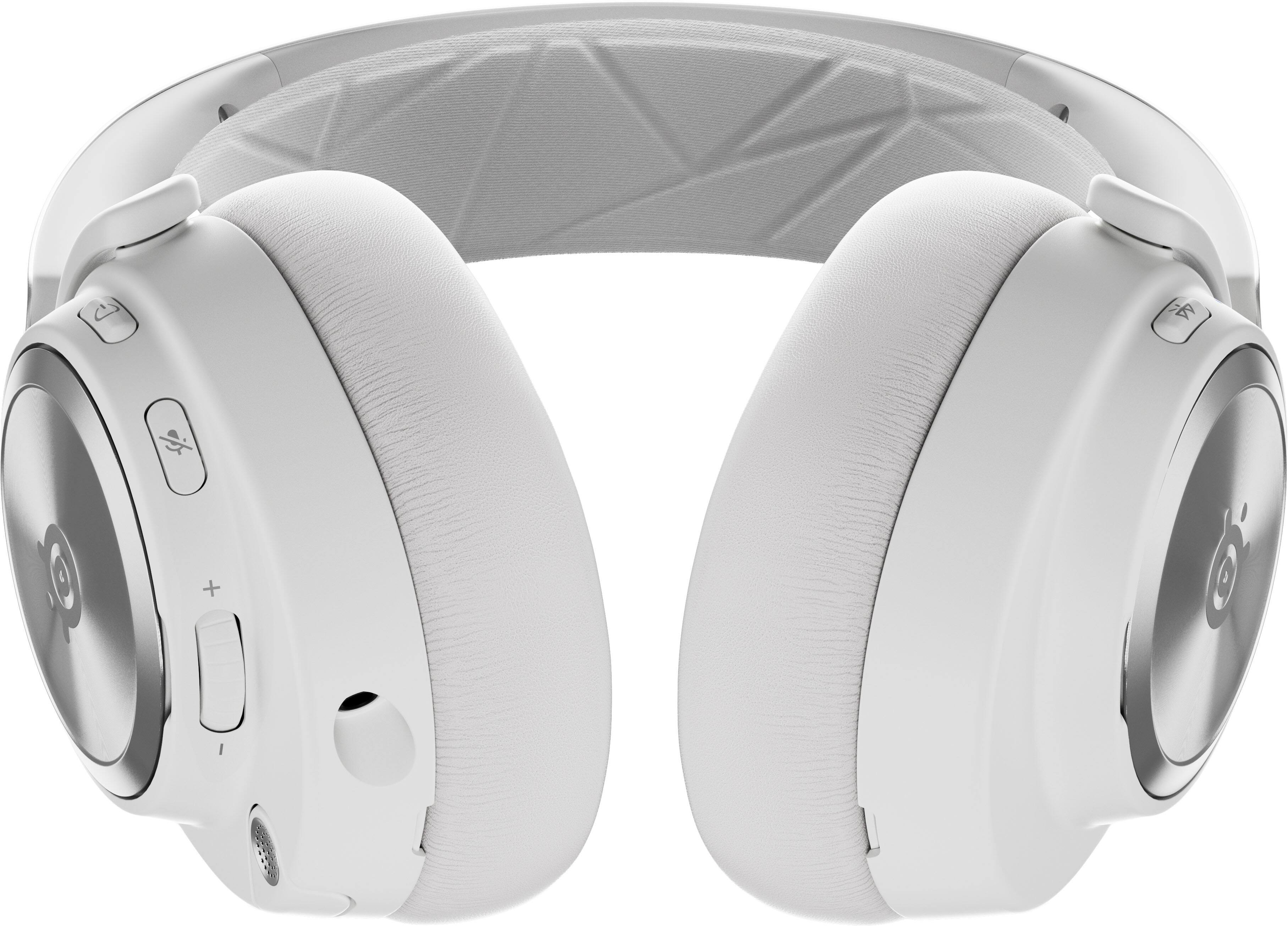 Alt View 9. SteelSeries - Arctis Nova Pro Wireless Over-the-Ear Gaming Headset with 2.4Ghz/Bluetooth for PC, PS5, PS4, Switch and Switch 2 - White.