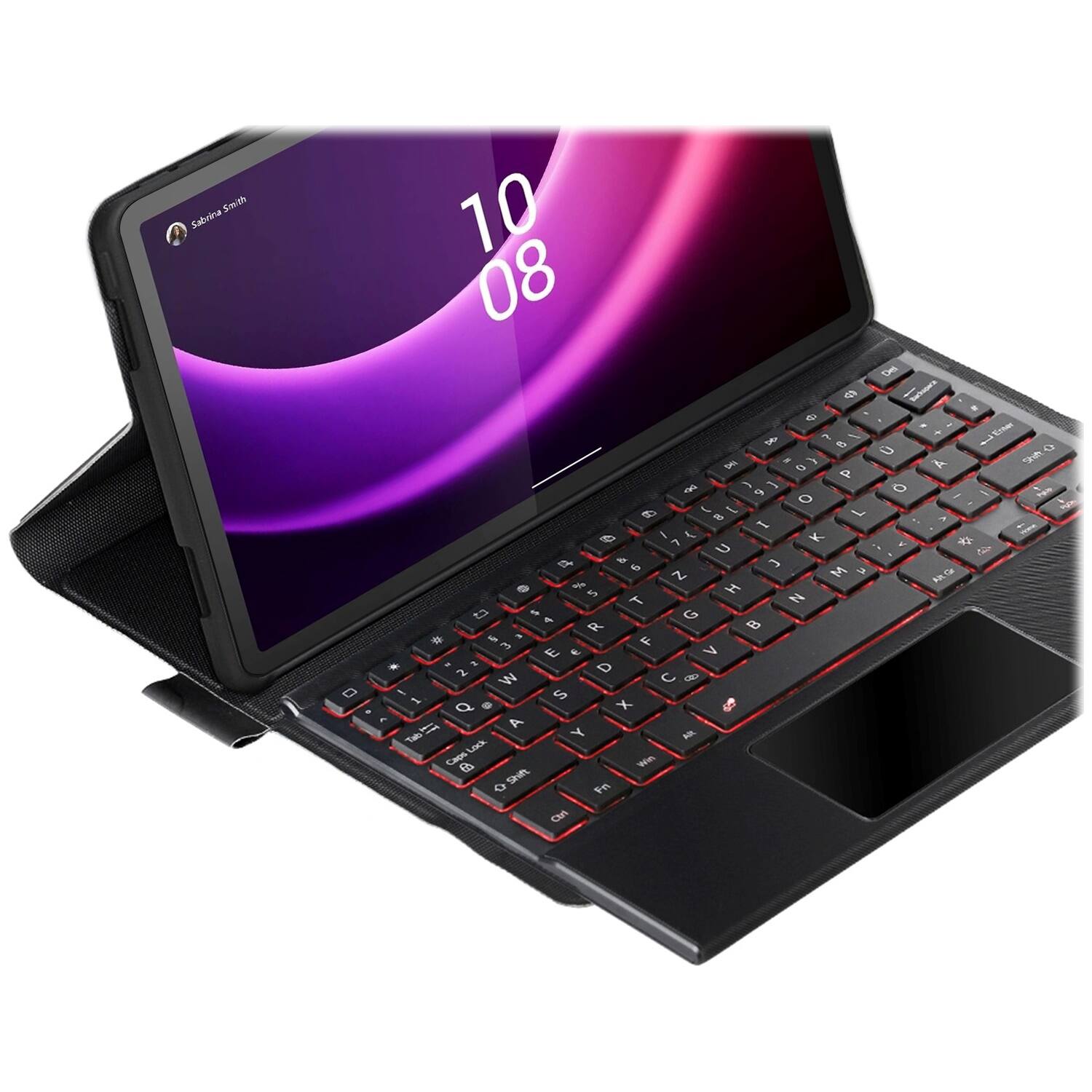 Alt View 14. SaharaCase - Keyboard Case for Lenovo Tab P11 (Gen 2) - Black.