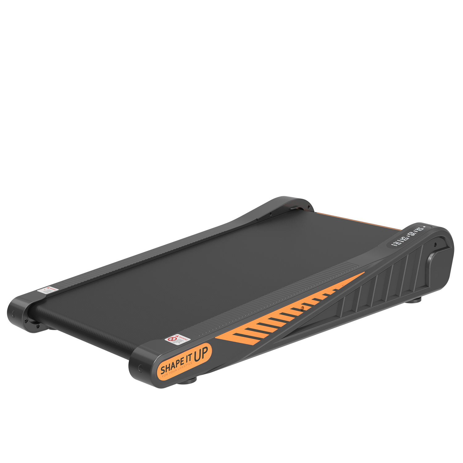 Alt View 10. Tiramisubest - Compact Under Desk Treadmill with 8% Incline, LCD Display, and Remote Control for Home Use - Black.