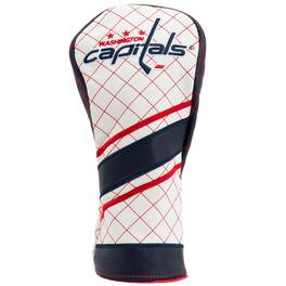 Team Golf - Washington Capitals Striped Quilted Fairway Headcover - Multicolor