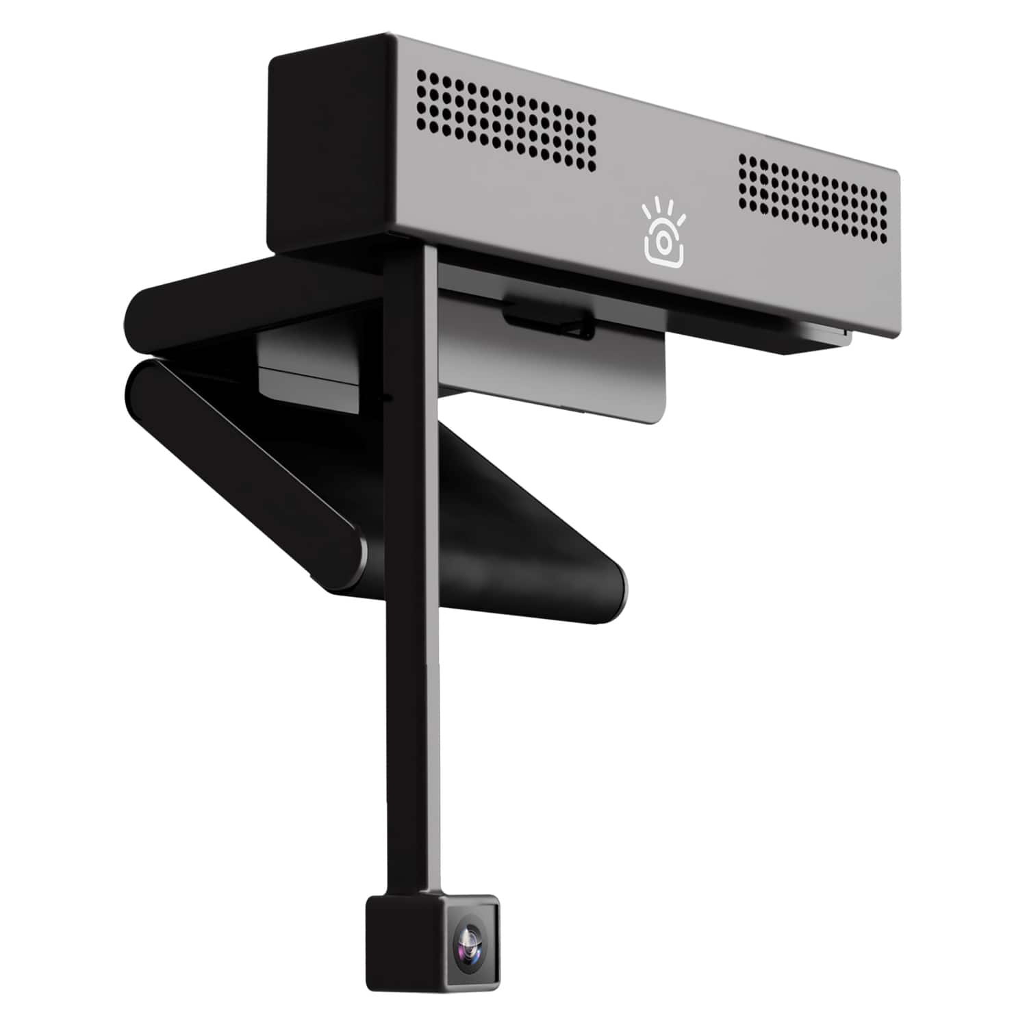 iContact Camera - ProMini 4K Eye-Contact Webcam, Retractable Arm for Laptops - Black
