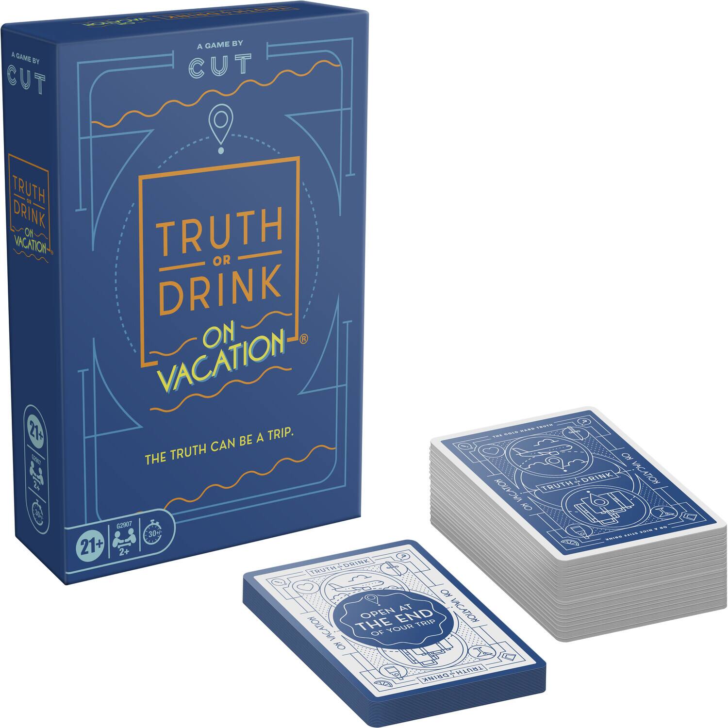 Hasbro - Collectibles - Truth or Drink: On Vavation Adult Party Game - COLLECTIBLES - Multicolor