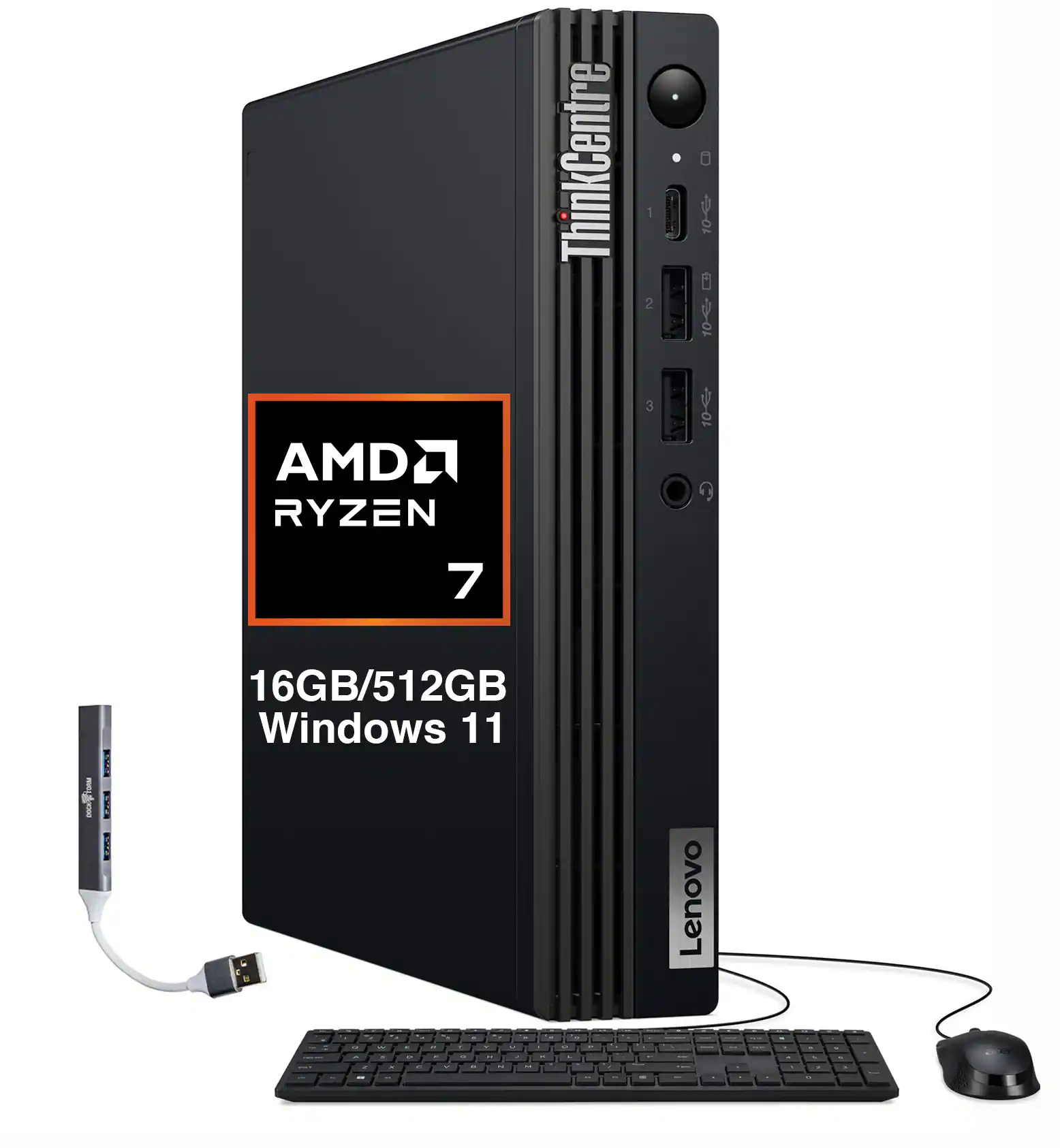 ThinkCentre 2 10-10- AMD RYZEN 7 16GB/512GB Windows 11 Lenovo