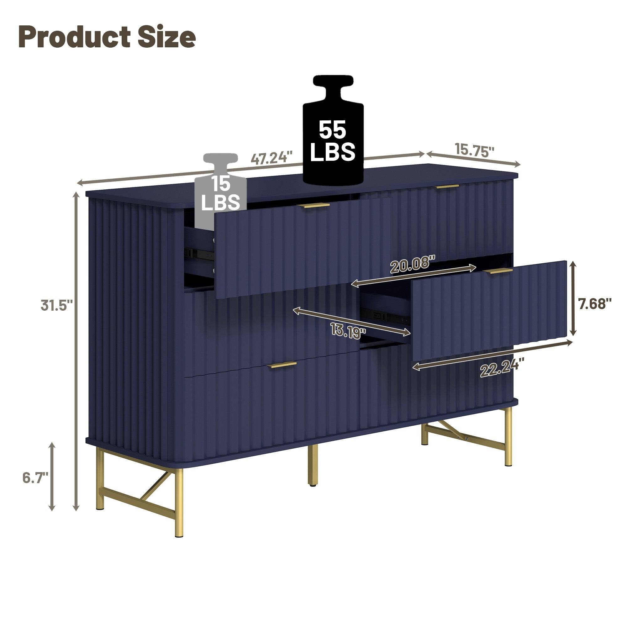 Product Size  
55 LBS  
47.24"  
15 LBS  
15.75"  
20.08"  
31.5"  
13.19"  
22.24"  
7.68"  
6.7"
