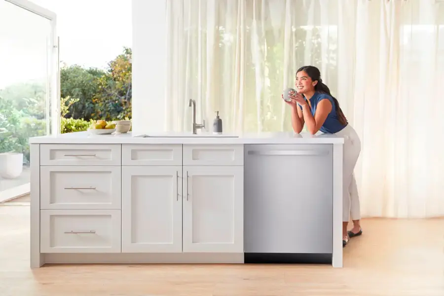 Alt View 29. Bosch - 800 Series 24" Top Control Smart Built-In  Stainless Steel Tub Dishwasher with Flexible 3rd Rack, 42 dBA - Stainless Steel.