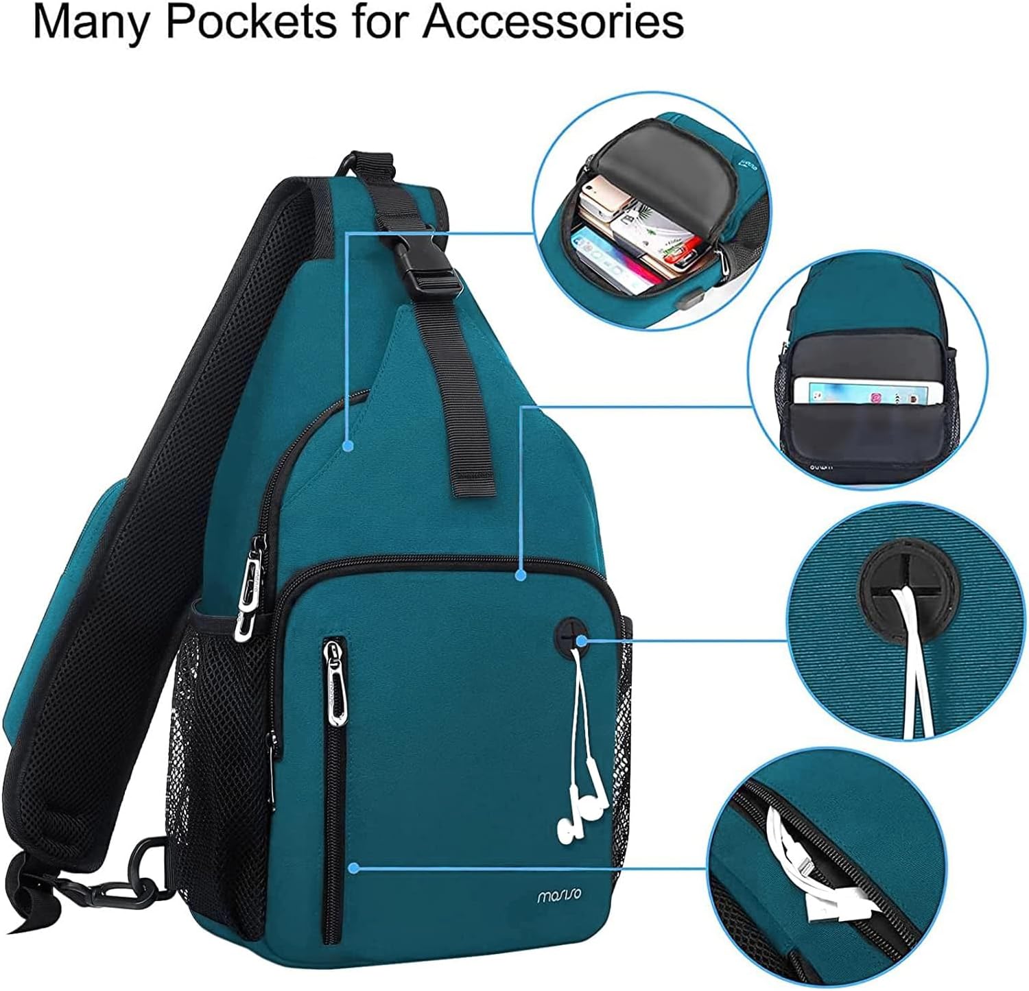 Many Pockets for Accessories