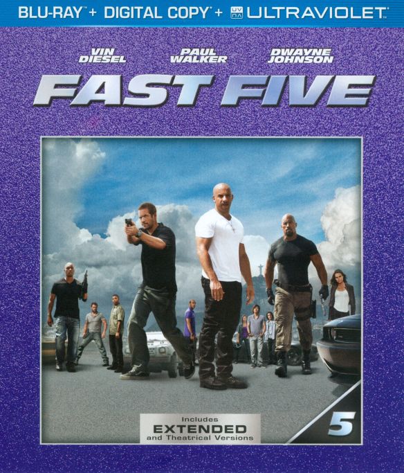  Fast Five [Includes Digital Copy] [UltraViolet] [Blu-ray] [2011]