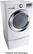 Alt View 12. LG - SteamDryer 7.4 Cu. Ft. 10-Cycle Steam Gas Dryer.