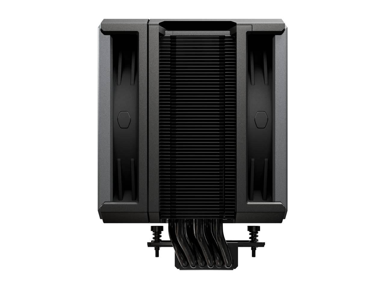 Alt View 1. Cooler Master - Cooler Master Hyper 612 APEX - Dual 120mm PWM Fans, 6 Heat Pipes, AMD/Intel Compatible - Black.