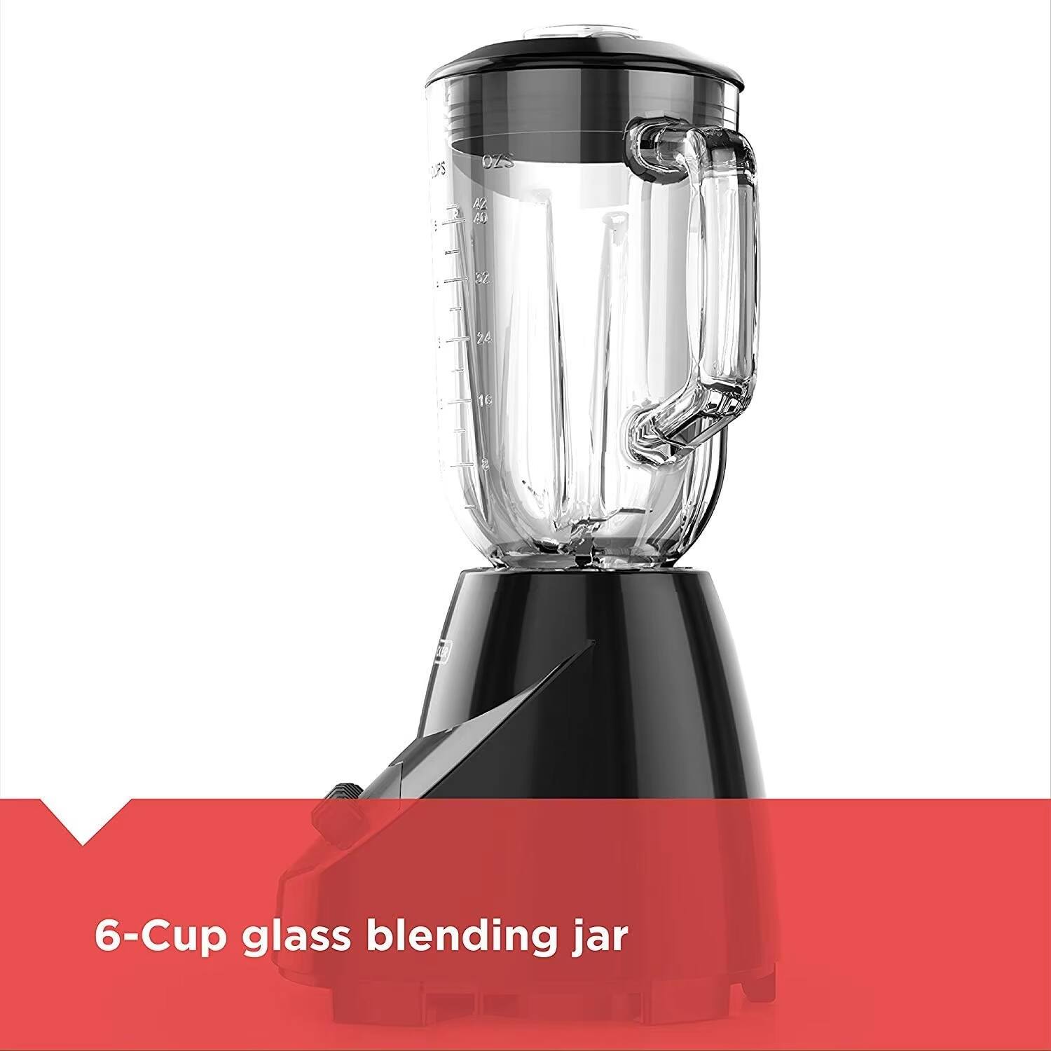 1 023 # S 2 7A 16  
6-Cup glass blending jar