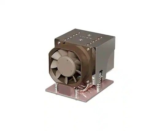 Front. Dynatron - 3U CPU Heatsink and Blower for AMD Socket SP7 - Multicolor.