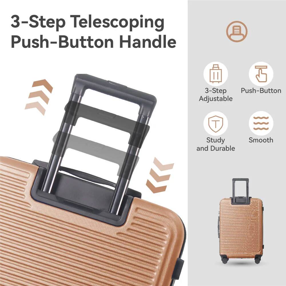 3-Step Telescoping Push-Button Handle

- 3-Step Adjustable
- Push-Button
- Study and Durable
- Smooth