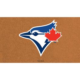 Evergreen Enterprises - Toronto Blue Jays 28" x 16" Primary Logo Coir Mat - Multicolor