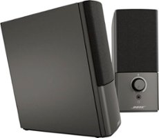 Bose - Companion 2 Series III Multimedia Speaker System (2-Piece) - Black - Front_Zoom